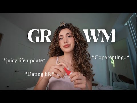 GRWM LIKE WERE ON FACETIME | Going on a date, coparenting, catching up!!