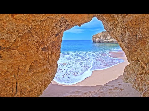 Good Morning Waves, Soothing Ocean Sounds From Algarve Portugal