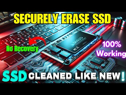 How to Wipe Your SSD Safely (Erase SSD Data PERMANENTLY)