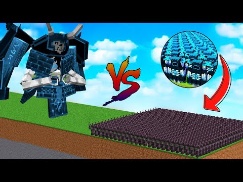 The Immortal vs 1000000 All Minecraft Bosses - Minecraft Mob Battle