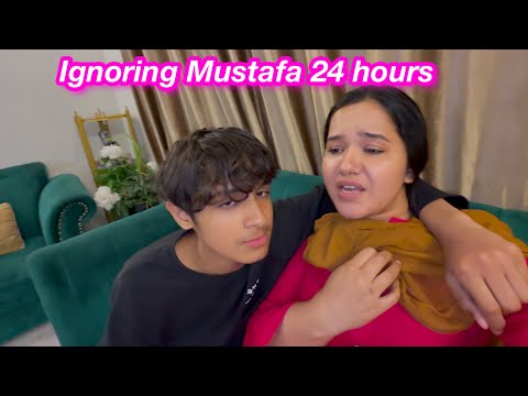 Ignoring Mustafa for 24 hours | Sitara yaseen daily vlog