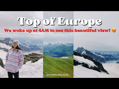 Small Town Kannada Girl's Swiss Adventure | Waking Up at 4 AM for Stunning Alpine Views| Travel vlog