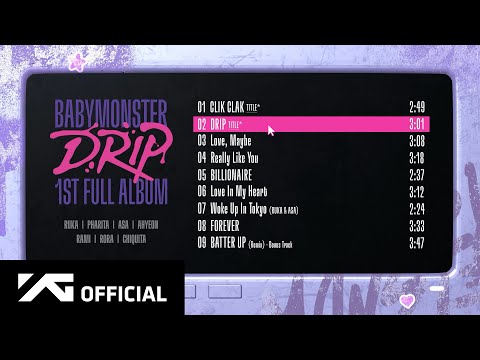 BABYMONSTER - ‘DRIP’ (Official Audio)