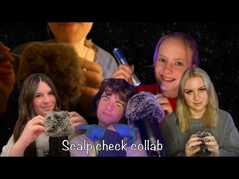 ASMR | Scalp check collab (with the girls+ me) [🇧🇪♥︎🇳🇱]