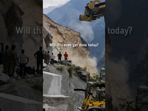 Got stuck in a Landslide in #uttarakhand #india #travel