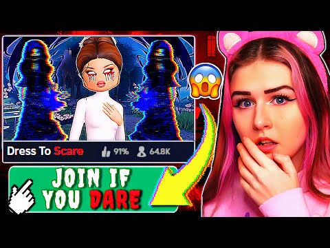 I Played A HORROR Game VERSION Of DRESS TO IMPRESS And It Was... Funny? 😭 | ROBLOX