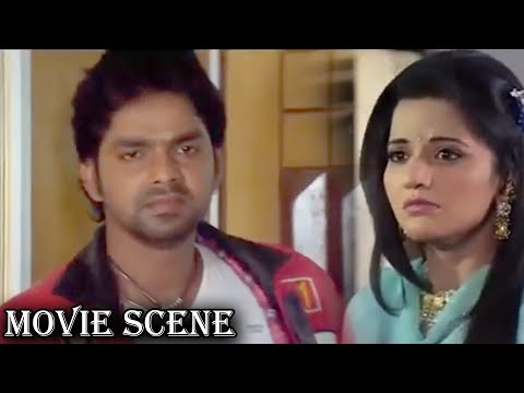 Pawan Singh और Monalisa के प्यार में दरार ? Viraj Bhatt ने क्या किया ? जरुर देखिए | Movie Scene