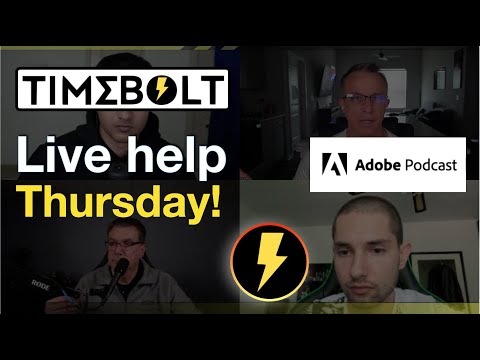 Merge Cuts, Umcheck, Retakes, and Audio Remaster | TimeBolt Office Hours