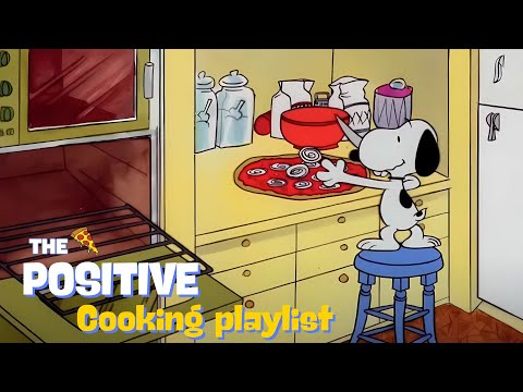 [𝐫𝐞𝐥𝐚𝐱𝐢𝐧𝐠 𝗽𝗹𝗮𝘆𝗹𝗶𝘀𝘁]  🍕 Snoopy’s kitchen vibes | Positive Jazz for a bright & tasty day 🎵✨