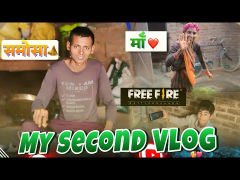 My Second Vlog 🥰 || Fools FF 3 || Samosa Banaya #food #vlog #villagelife