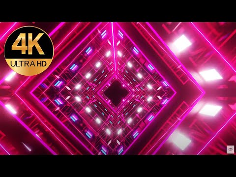 7 hours 4k Square shaped Animation Flashing Relaxing Abstract background Video loop meditation