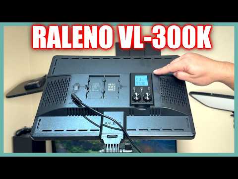 RALENO VL-S300K LED Panel Light Kit Review - YouTuber Accessories