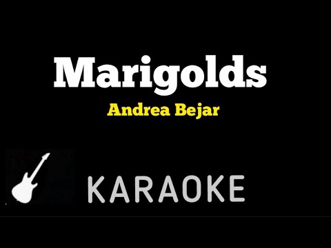 Andrea Bejar - Marigolds | Karaoke Guitar Instrumental