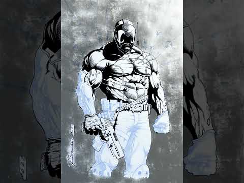 Inking Yevgeny Sokolov Grendel pencils with procreate