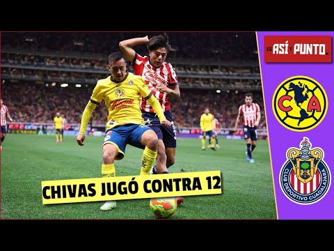 CHIVAS cayó goleado por el América, "pero jugó contra 12", dijo Hernán Pereyra | Es Así y Punto