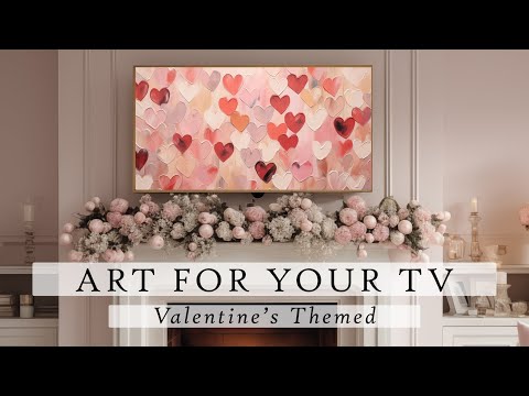 Valentine's Themed Art For Your TV | Vintage Art TV | TV Art Slideshow | TV Art | 4K | 3 Hours