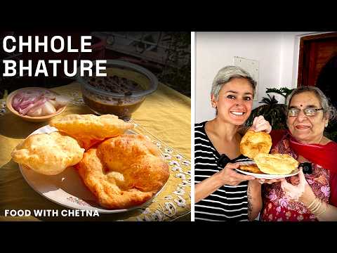 Epic CHOLE BHATURE with Mum - Food from home - Episode 1