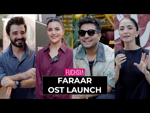 Faraar OST Launch | Asim Azhar | Hamza Ali Abbasi | Sohai Ali Abroo | Merub Ali | FUCHSIA Coverage