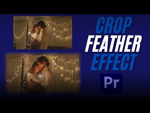 How to create crop feather effect in Premier pro #premierprotutorial #editingtutorial #2024