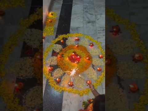 Diwali celebrations #diwali #rangoli #light #crackers #traditionalwear #festivevibes #viralvideo