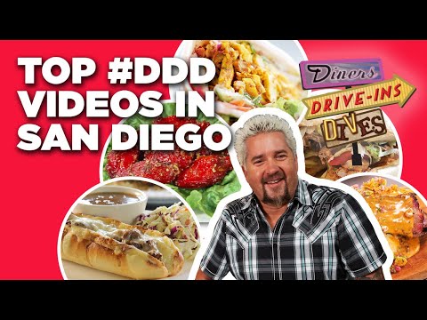 Top #DDD Videos in San Diego with Guy Fieri | Diners, Drive-Ins, and Dives | Food Network