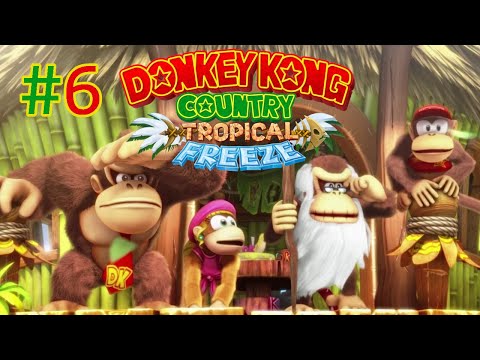 Corni Canterini + Falegnameria Fantasma - DKC Tropical Freeze - 6 - Nintendo Switch - Gameplay ITA