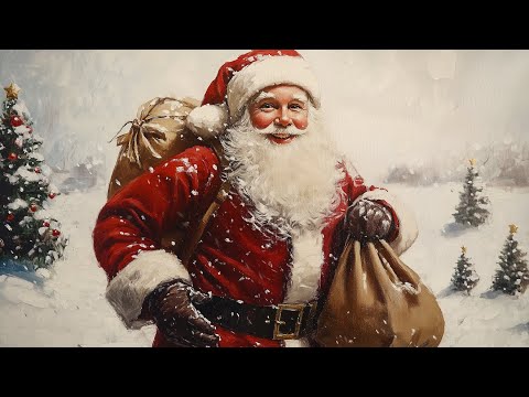 Christmas Vintage TV Art | 18 Images | 3 Hours | 4K | Christmas TV Art | Santa TV Art | Cozy Art