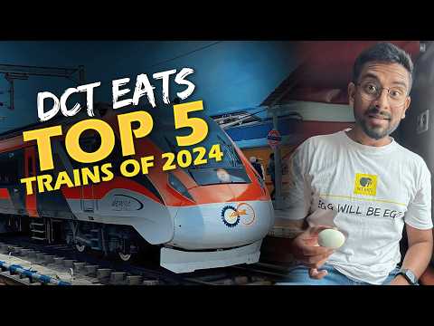 Top 5 TRAIN FOOD Reviews of 2024 On DCT EATS!! 💛🤤