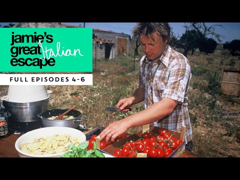 Le Marche, Puglia & Amalfi coast | Jamie Oliver's Great Italian Escape | Full Episodes 4 - 6