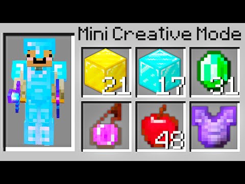 Minecraft UHC but I secretly used Mini Creative Mode...