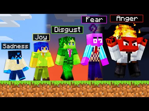 Minecraft but I Become EVERY EMOTION…