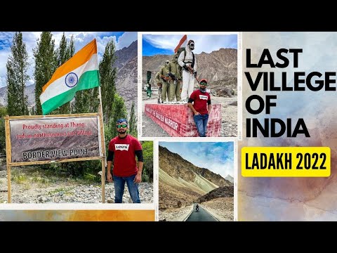 Last Village of India Thang | Hunder to Turtuk | Ladakh Expedition 2022 | Himalayan Bike Ride