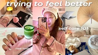 GLOWING UP for 2025🧴self care!! recover & reset, habits, scrapbooking, hobbies