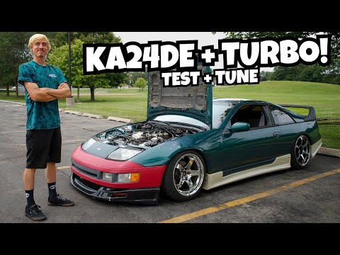 FIRST START + TEST DRIVE + TUNE + DRIFT! 300zx KA24de Turbo