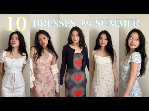 10 dresses you NEED for summer🐬🏝🌺 | realisation par, omighty, brandy melville