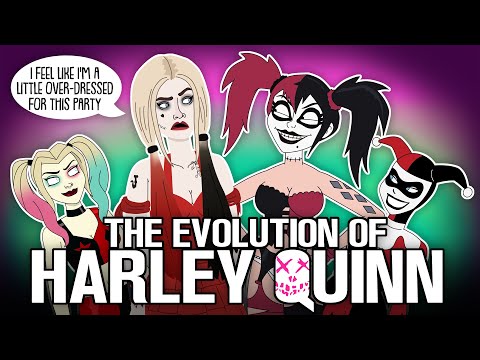 The Evolution Of Harley Quinn (Animated)