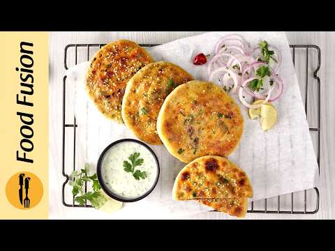 Mini Qeema Naan In (Microwave Grill Oven) Recipe by food Fusion