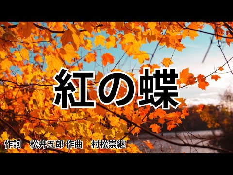 【カラオケ】紅の蝶／山内惠介【オフボーカル メロディ有り karaoke】