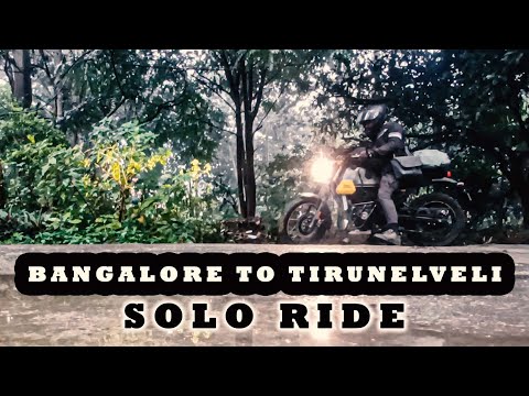 BANGALORE TO TIRUNELVELI | SOLO RIDE | MOTO VLOG | HIMALYAN SCRAM 411 | ROYAL ENFIELD | TAMIL