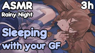 【 ASMR 】Sleep-Aid ♡ Soft Breathing ♡ Heartbeats ♡ Rain Ambience「Vtuber」