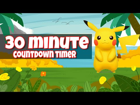 30 minute countdown timer | pikachu