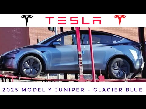 Tesla Glacier Blue Color For Model Y Juniper 2025 | Detailed Review | Walk-Around