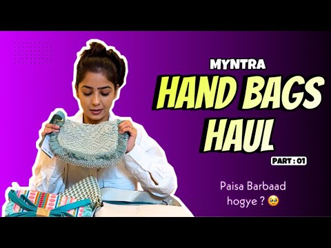 Hand Bags Haul Under 500₹ from Myntra😱 | Anju Mor