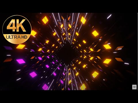 3 hours 4k Square shaped Animation Flashing Relaxing Abstract background Video loop meditation