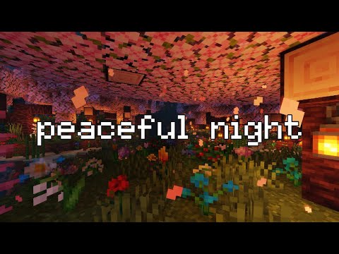 it's a beautiful and calm night, try to get some sleep...(minecraft music + soft rain)