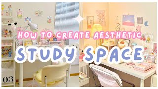 How to make your study space aesthetic *on a budget*