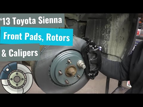 Toyota Sienna - Front Brake Pads. Rotors & Calipers