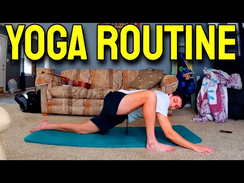 My Daily Yoga Routine Speed Edit (Daily Vlog #34)