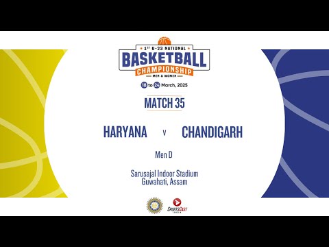 M35 | HARAYANA vs CHANDIGARH | MEN | U23 NATIONAL BASKETBALL CHAMPIONSHIP 2025