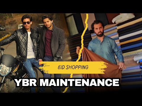 YBR Bike Chain Repair + Eid Shopping Vlog with Hamza!